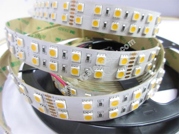 tira llevada fila del doble de 5050 120 LED