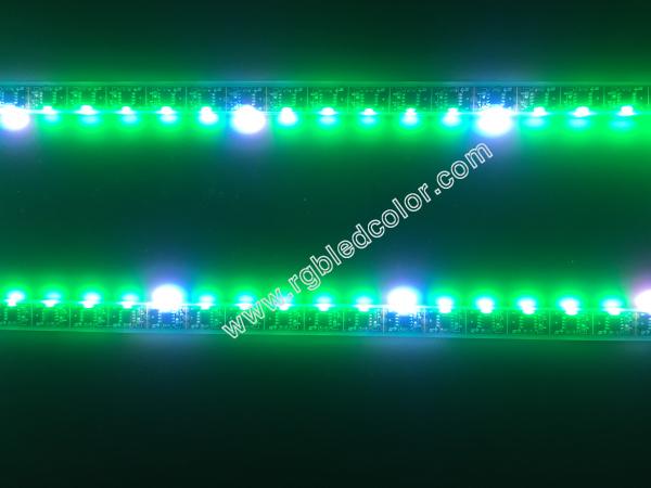 tiras llevadas de emisión laterales digitales 60led del rgb