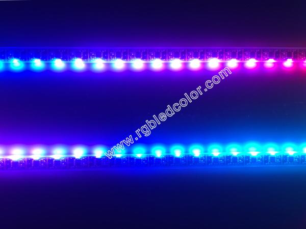 tiras llevadas de emisión laterales digitales 60led del rgb