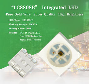 China Pixel individual elegante ajustable LC8808 LED de la fuente de luz del microprocesador del color 5050 LED DC12V proveedor