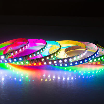 30 60 96 144 LED por la tira individual controlable LC8808 del pixel LED del programa del color del metro DC12V Digitaces RGB
